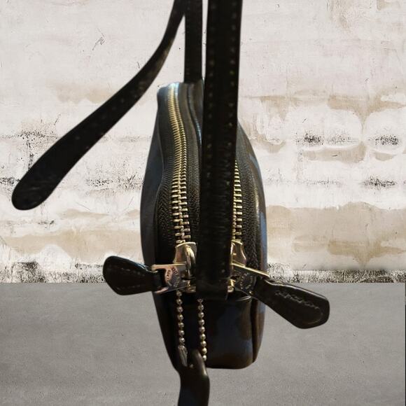 Coach Ocelot Cheetah Black and Blue Mini Crossbody Bag - Picture 3 of 8